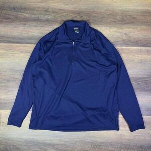 Patagonia Capilene Men's Quarter Zip Pullover XL Blue Long Sleeve